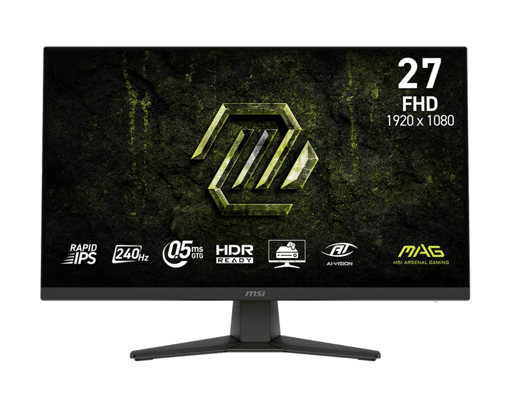 Monitor MSI MAG 272F X24, 27", IPS, Full HD, 1920 x 1080, HDMI, Display Port, 240 Hz, 0.5ms, Negru "MAG 272F X24"