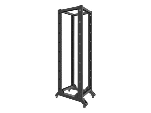 Rack deschis 19" 42U, 600x800, negru V2 "OR01-6842-B" — miniatură