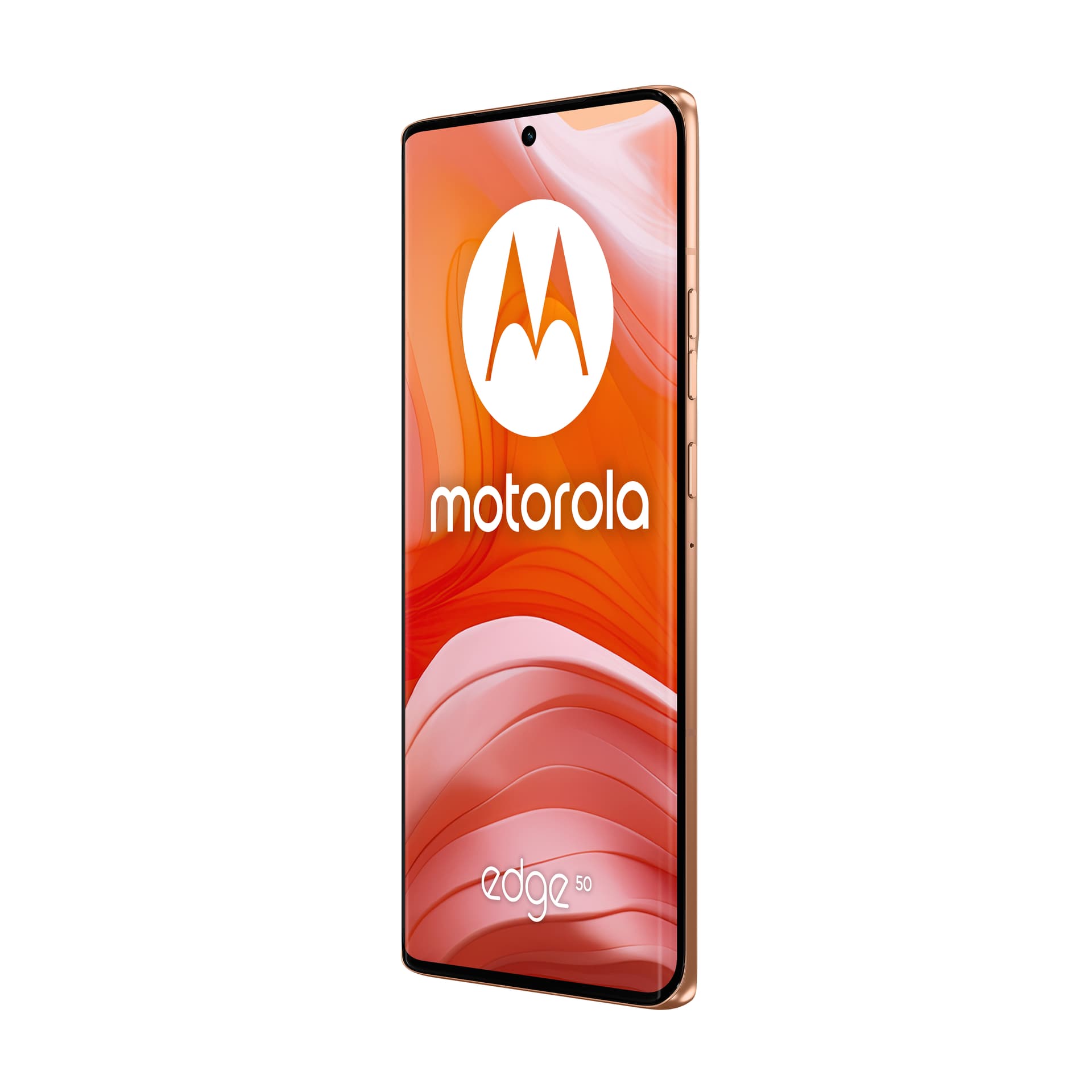 Smartphone Edge 50 512GB 12GB RAM 5G Dual SIM Peach Fuzz "PB2U0005PL" — miniatură