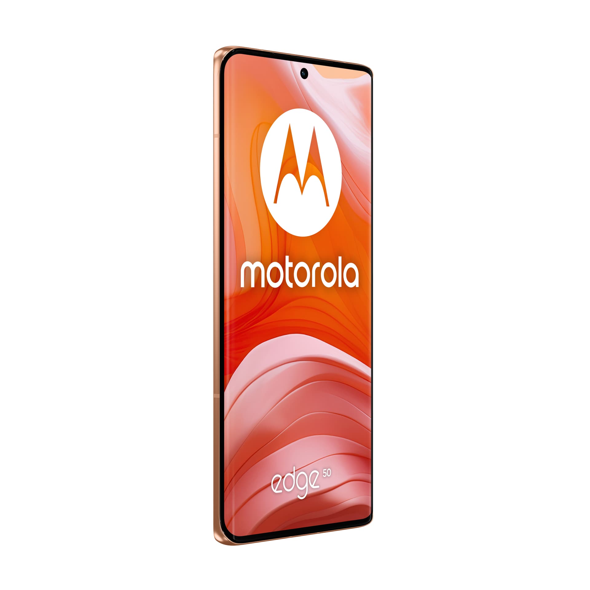 Smartphone Edge 50 512GB 12GB RAM 5G Dual SIM Peach Fuzz "PB2U0005PL" — miniatură