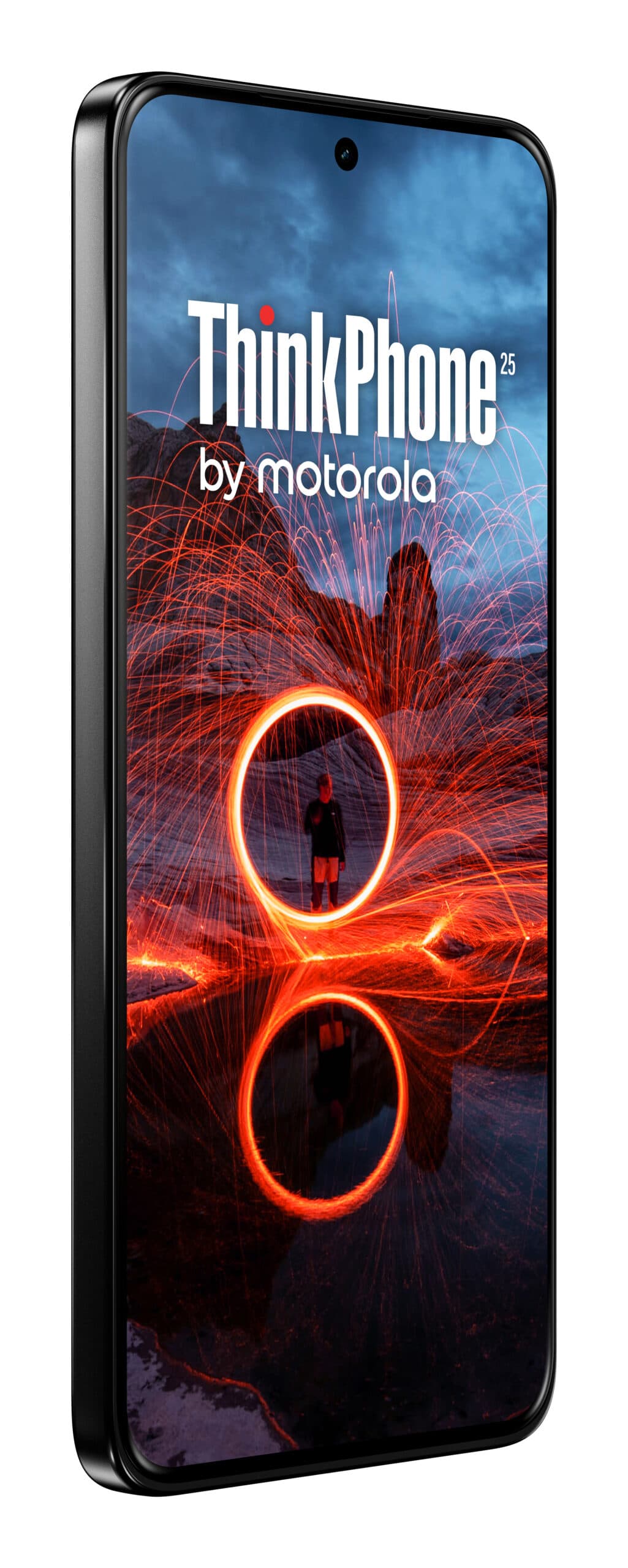 Smartphone Thinkphone 25 256GB 8GB RAM 5G Dual SIM Carbon Black "PB5W0002PL" — miniatură