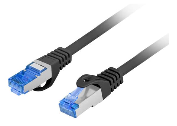 Patch cord Cat.6A S/FTP LSZH CCA 1 m ng "PCF6A-10CC-0100-BK"