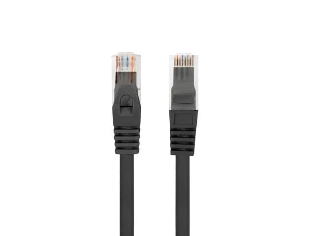 Patch cord Cat.6 UTP LSZH Cu 10 m negru "PCU6-10CU-1000-BK"