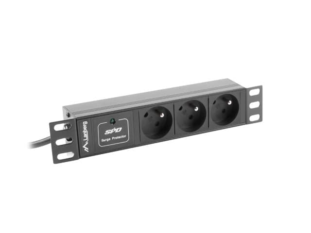 Unitate alimentare PDU 10", 3 prize ng "PDU-03E-0200-BK"
