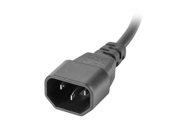 Unitate distributie alimentare PDU 10", 1U, 16A, 3 prize, negru — miniatură
