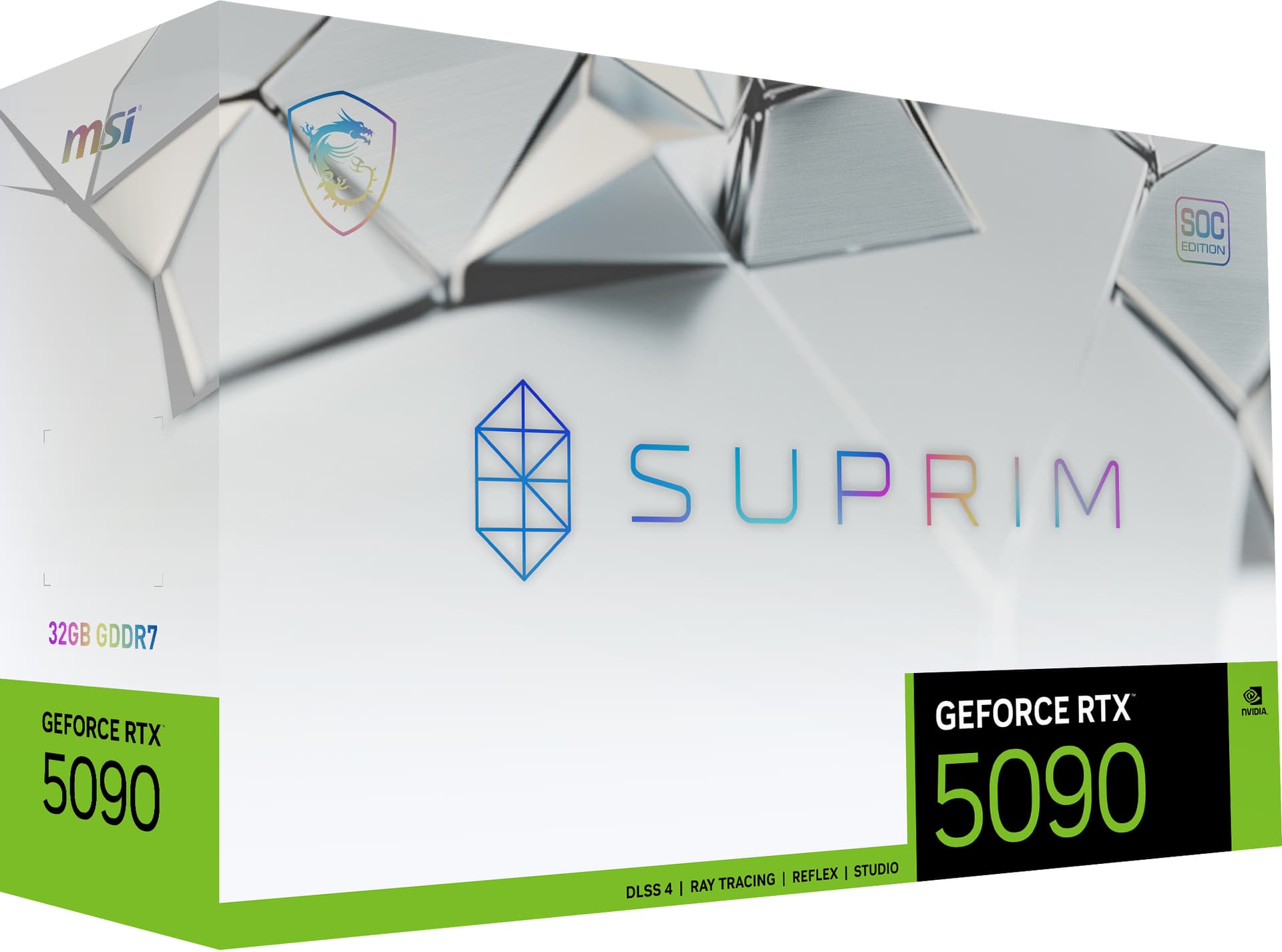 GeForce RTX 5090 SUPRIM SOC 32GB GDDR7 512-bit DLSS 4.0 "RTX 5090 32G SUPRIM SOC" — miniatură