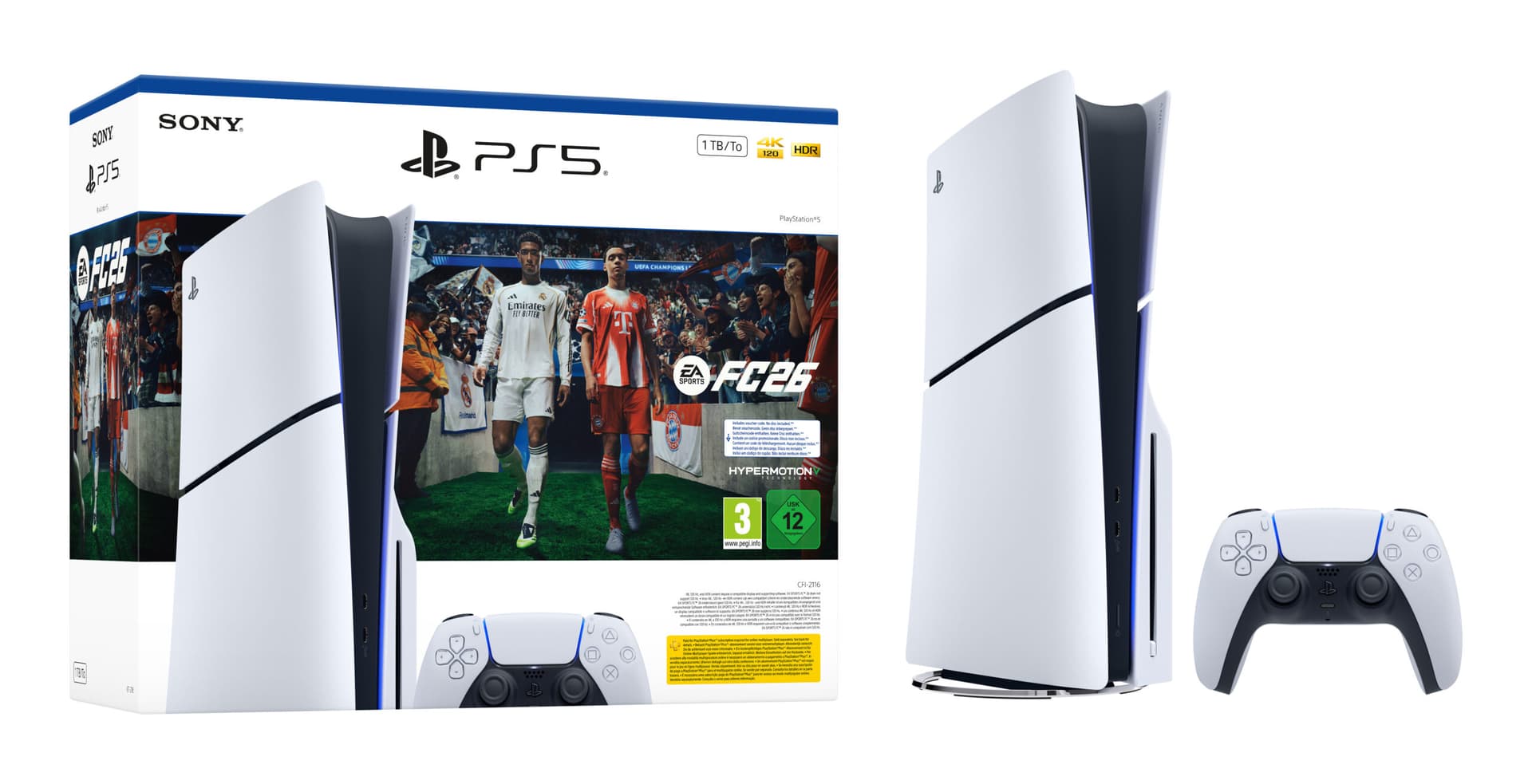 Sony PlayStation5 1TB - EA SPORTS FC 26 "SO-1000049862" — miniatură