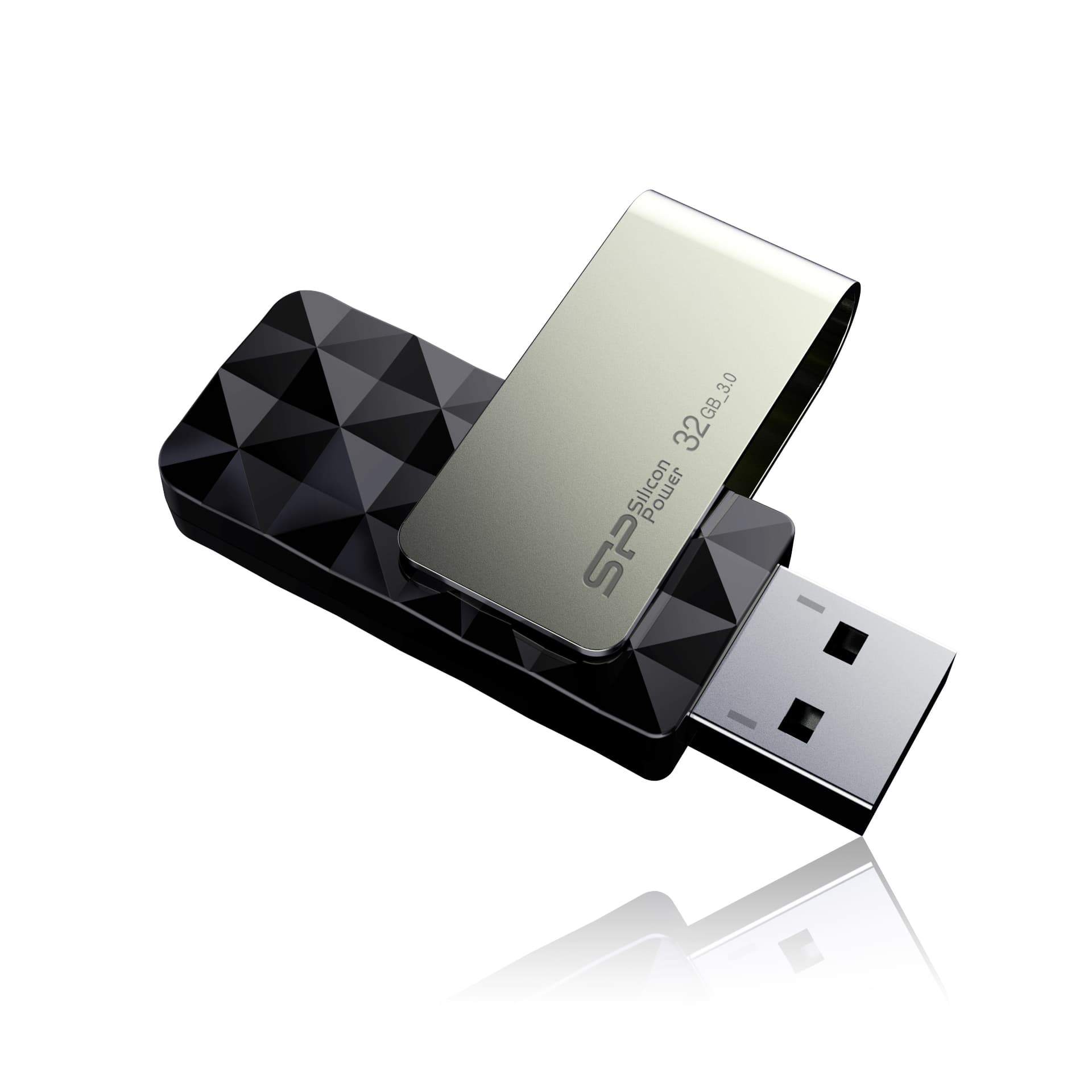 Memorie USB USB Blaze B30 32GB USB 3.0 Black "SP032GBUF3B30V1K" — miniatură