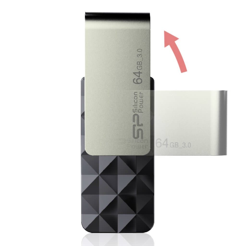 Memorie USB USB Blaze B30 32GB USB 3.0 Black "SP032GBUF3B30V1K" — miniatură