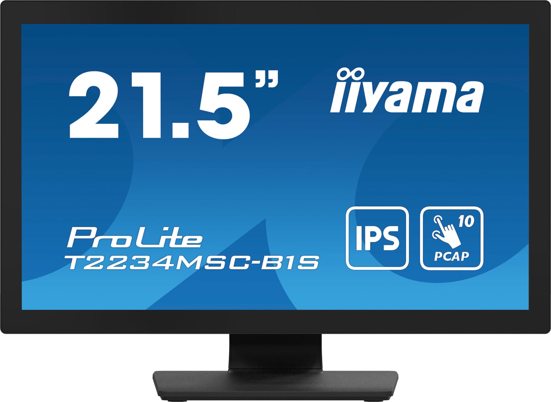 IIYAMA Monitor LED T2234MSC-B1S 22" Full HD 10pt touchscreen featuring IPS 350 cd/m2 1000:1 8ms projective capacitive VGA HDMI DP "T2234MSC-B1S" — miniatură