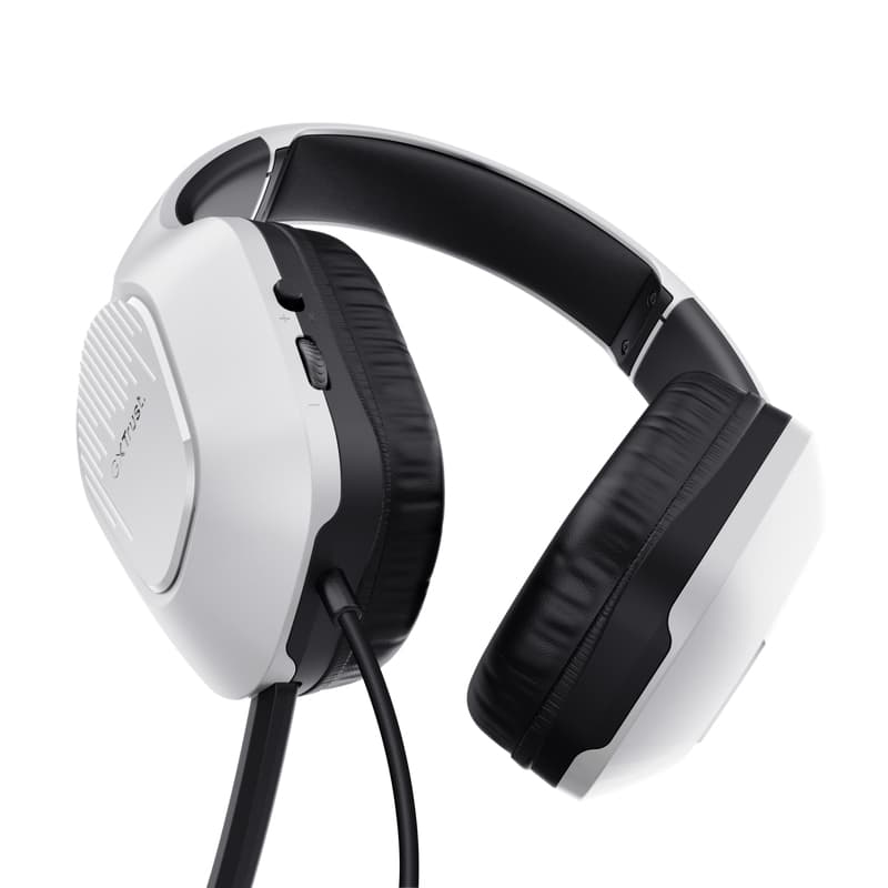 Casti Trust GXT 415PS ZIROX, alb "TR-24993" — miniatură