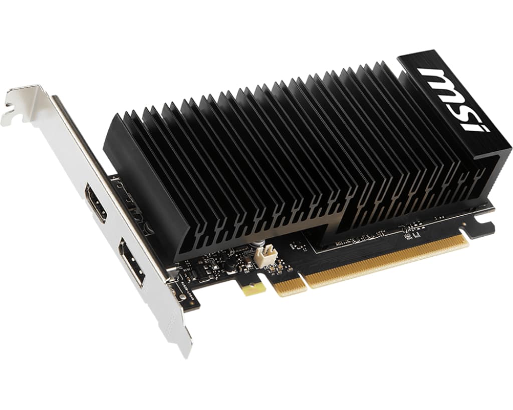 Placa video MSI GT1030 4GHD4 LP OC 4GB GDDR4 HDMI DP passiv "V812-037R" — miniatură