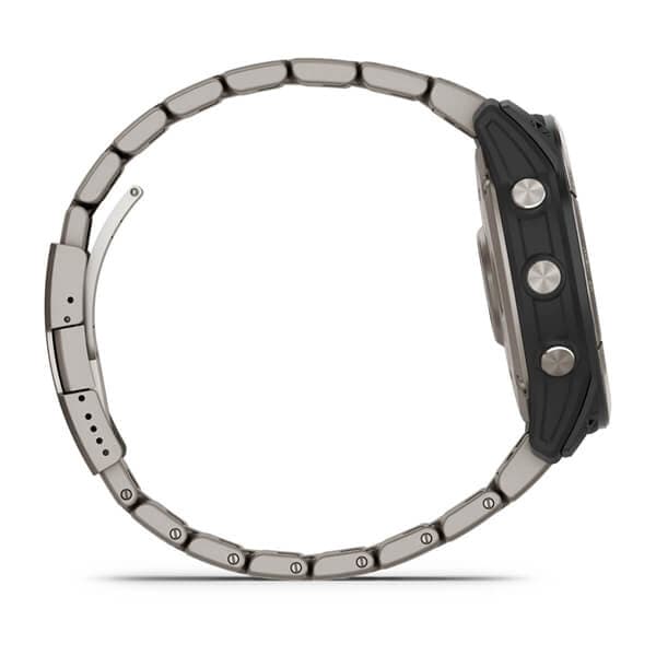 Smartwatch Quatix 7X Solar Edition, rama din titan cu curea din titan "010-02541-61" — miniatură
