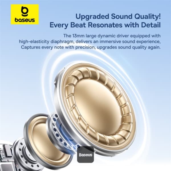 CASTI Baseus Encok CZ19, in ear, pt smartphone, microfon pe casca, conectare prin cablu USB Type-C, alb "A00182201213-00" - 6932172682965 — miniatură