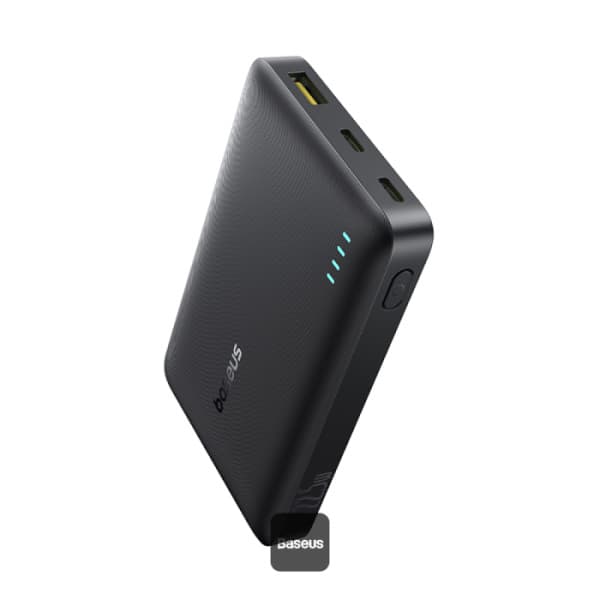 POWER BANK Baseus EnerFill FP21, 10000mAh, 22.5W, 2 x USB Type-C, 1 x USB, include cablu USB Type-C la USB Type-C, negru, "P1008210D123-00" - 6932172690304 — miniatură