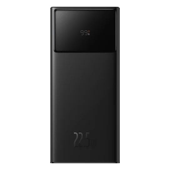 POWER BANK Baseus EnerFill FP41, 2 x USB Type-C, 2 x USB, 1 x micro USB, include cablu USB Type-C la USB Type-C 20V/3A 30cm, capacitate 30000mAh 22.5W, negru "E0027K00" - 6932172691844 — miniatură