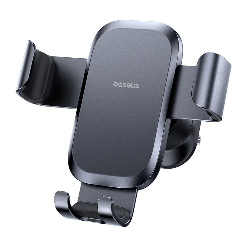 SUPORT AUTO Baseus Metal Age Gravity pt. SmartPhone, fixare in grilaj ventilatie, negru "C40478701123-00" - 6932172678753