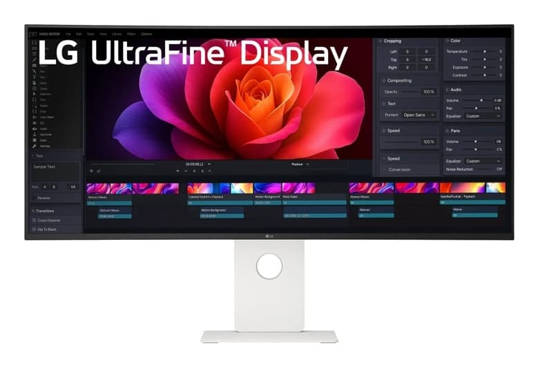 UltraFine 40U990A-W Curbat 39.7 inch UWUHD IPS 5 ms 120 Hz Thunderbolt HDR FreeSync Premium "40U990A-W"
