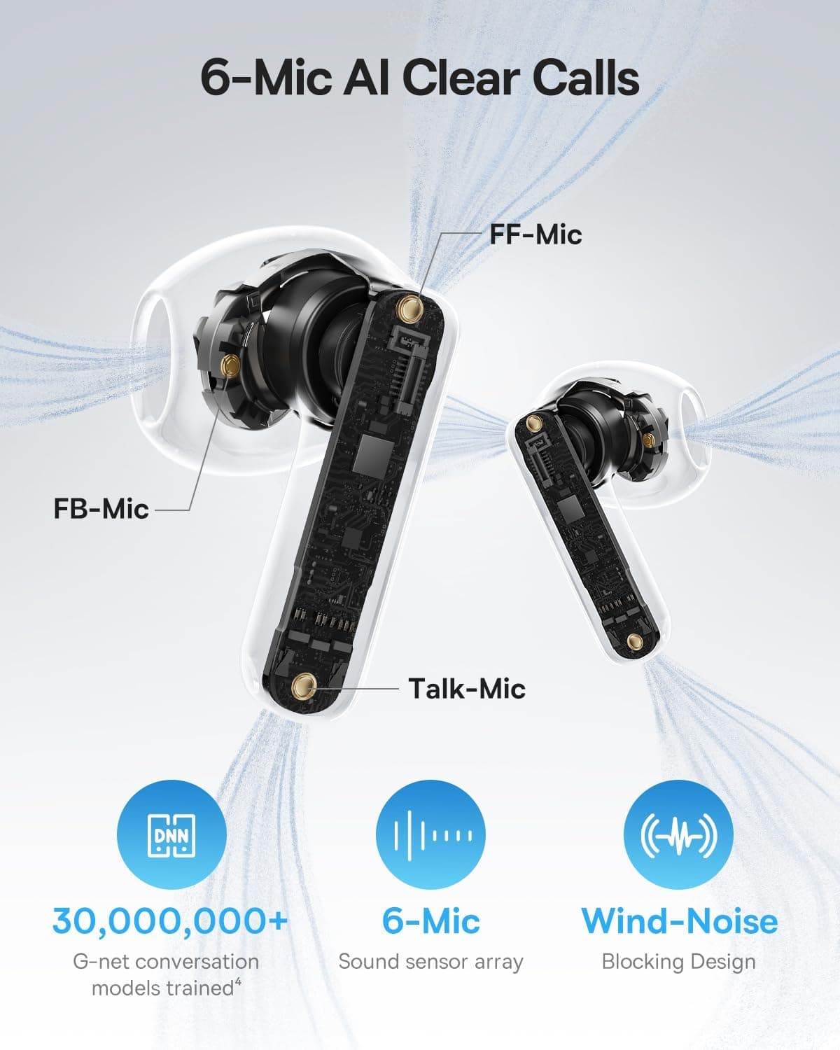 CASTI Baseus Bass BS1 NC, Wireless Noise Cancelling Headphones OS, pt smartphone, over-ear, sunet Hi-Res, microfon pe casca, conectare prin Bluetooth 5.0, negru "A0010102" - 6932172698737 — miniatură