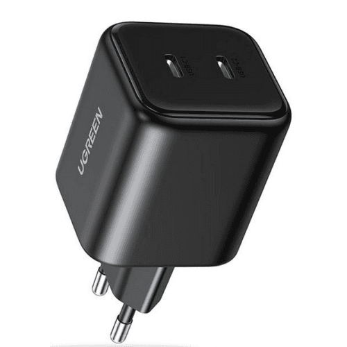 INCARCATOR retea Ugreen GaN "X526" Quick Charge 45W, 2 x USB Type-C, negru "65058"