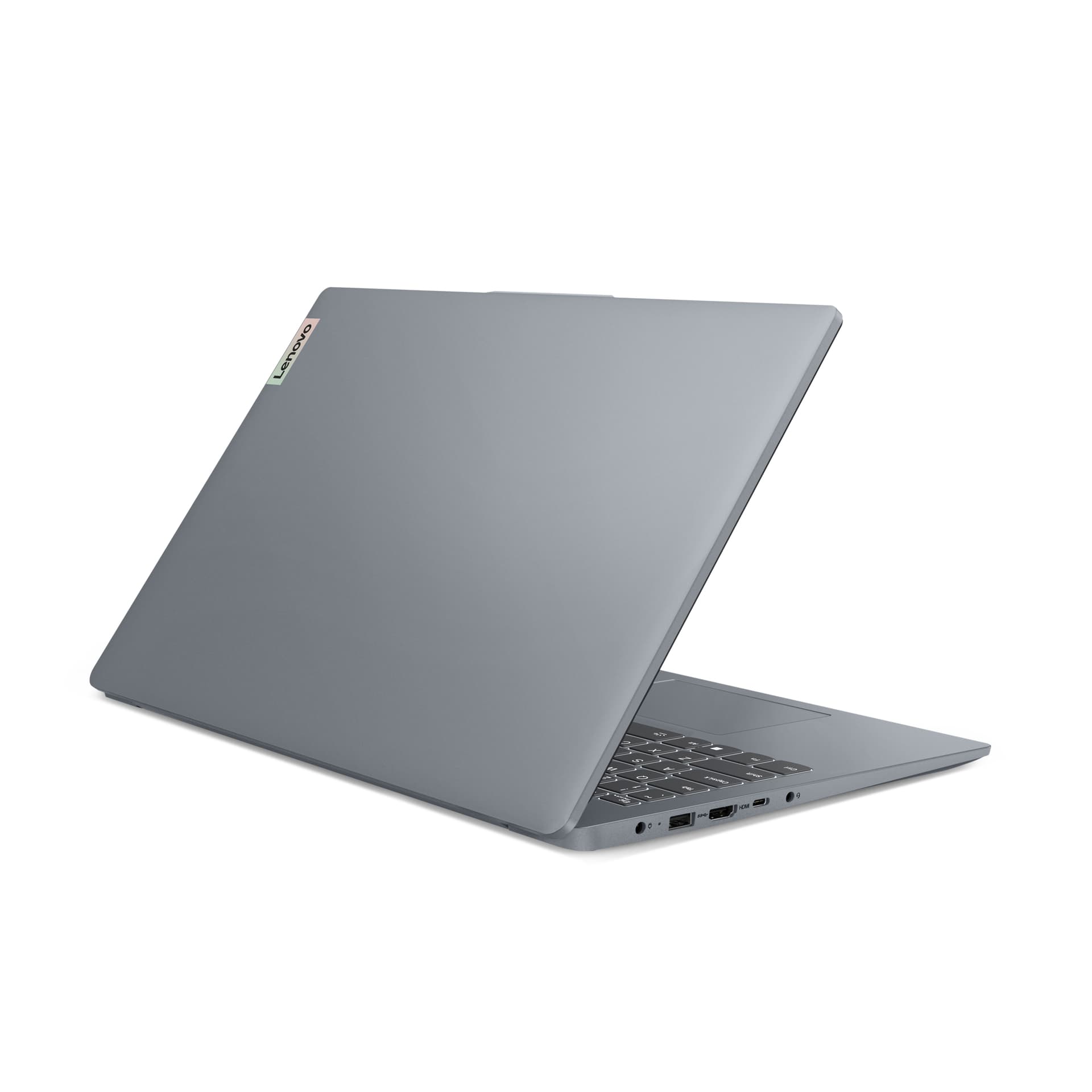 15.6 IdeaPad Slim 3 15IRU8, FHD IPS, Procesor Intel® CoreTM i3-1315U (10M Cache, up to 4.50 GHz, with IPU), 8GB LPDDR5, 512GB SSD, Intel UHD, No OS, Arctic Grey "82X700K5RM" — miniatură