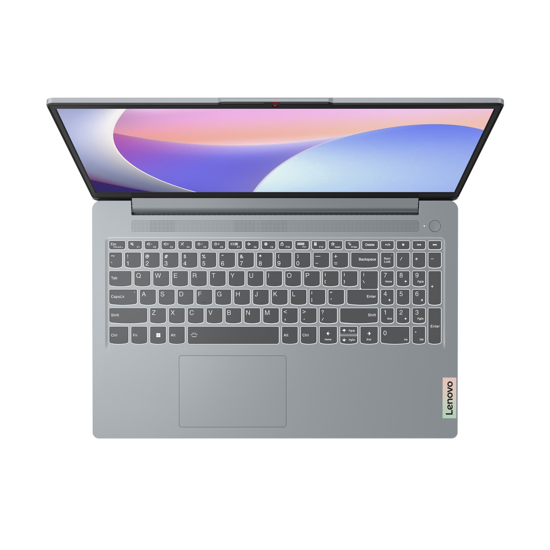 15.6 IdeaPad Slim 3 15IRU8, FHD IPS, Procesor Intel® CoreTM i3-1315U (10M Cache, up to 4.50 GHz, with IPU), 8GB LPDDR5, 512GB SSD, Intel UHD, No OS, Arctic Grey "82X700K5RM" — miniatură