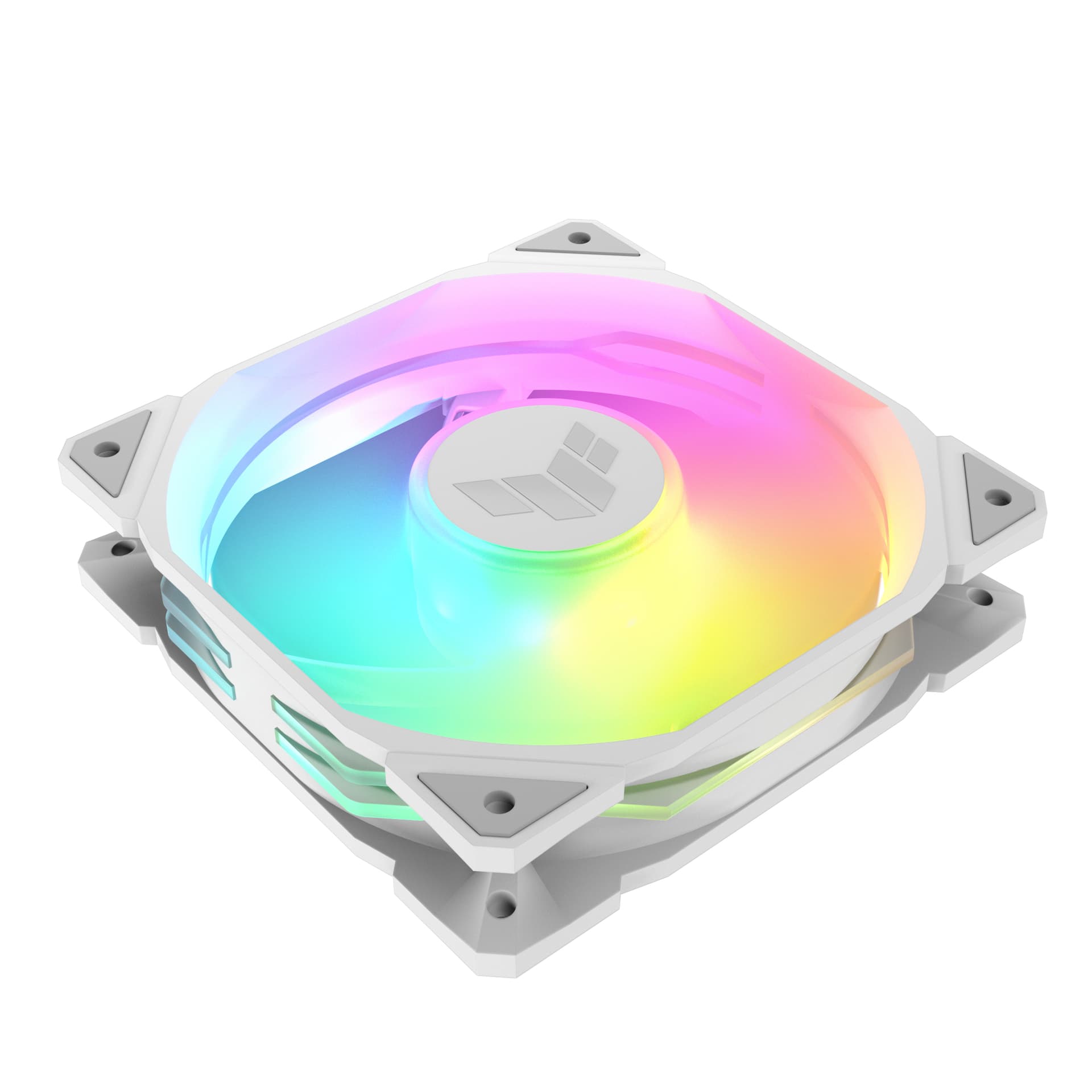 TUF Gaming TR120 Reverse ARGB 120mm White Three Fan Pack "90DA00D3-B09020" — miniatură