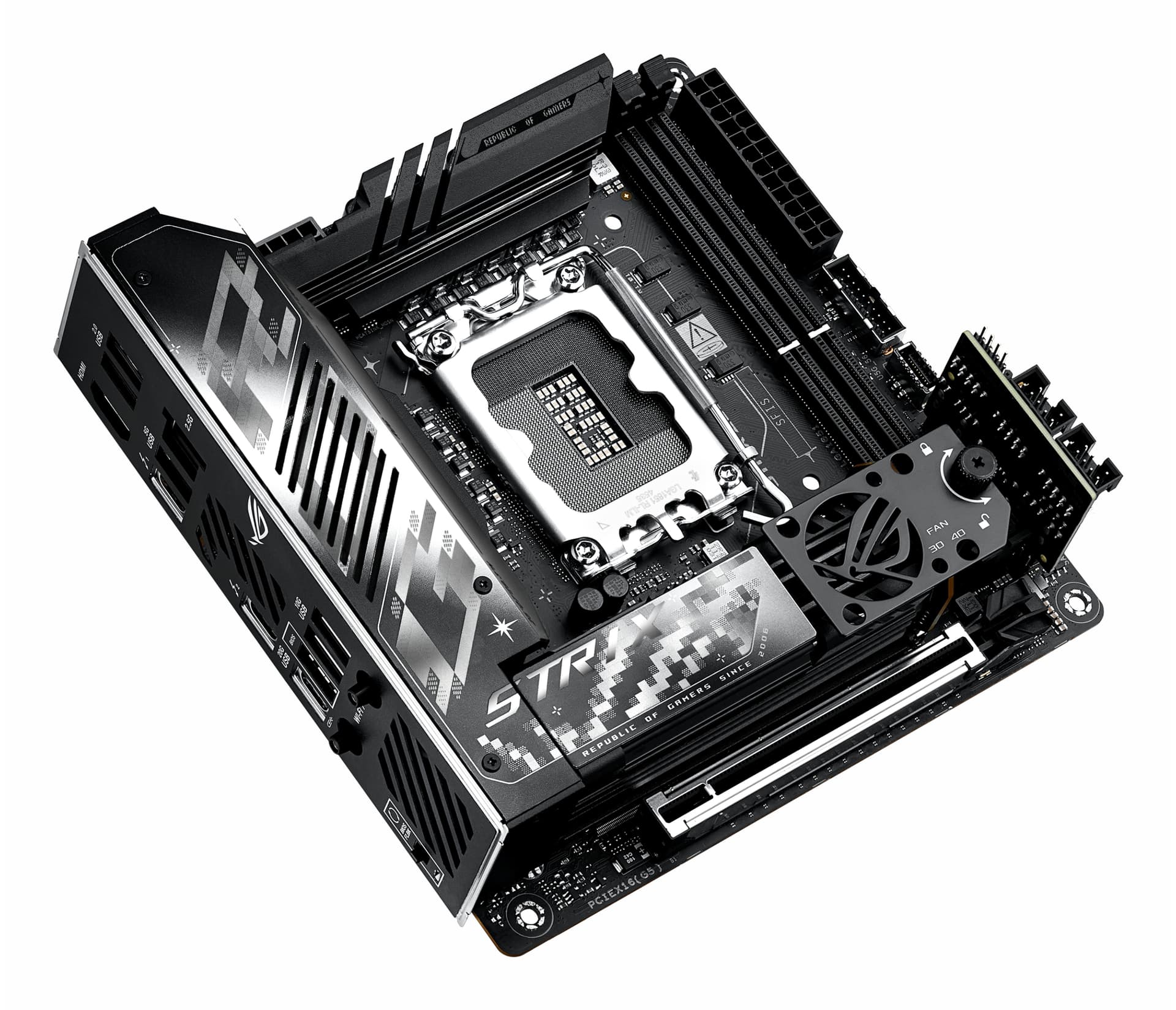 Placa de baza ASUS ROG Strix Z890-I Gaming WiFi Mainboard, Sockel LGA 1851, Intel Z890, Mini-ITX, DDR5 "90MB1IC0-M0EAY0" — miniatură