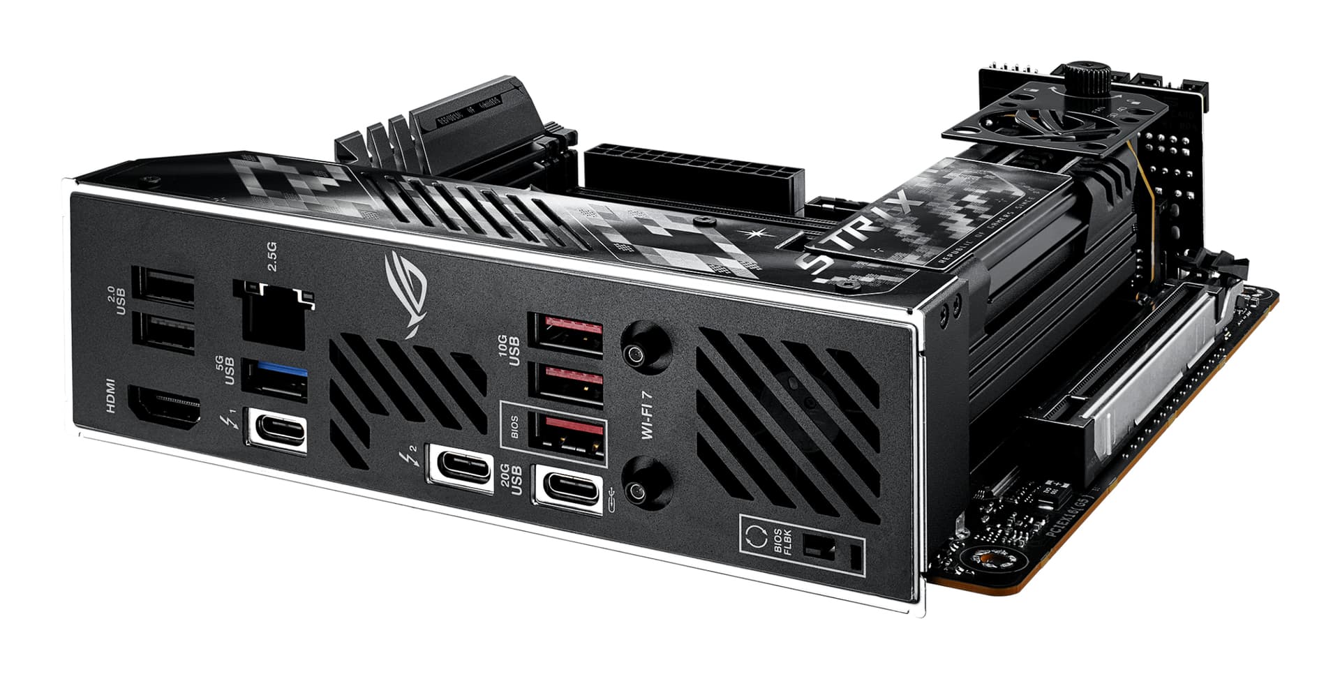 Placa de baza ASUS ROG Strix Z890-I Gaming WiFi Mainboard, Sockel LGA 1851, Intel Z890, Mini-ITX, DDR5 "90MB1IC0-M0EAY0" — miniatură