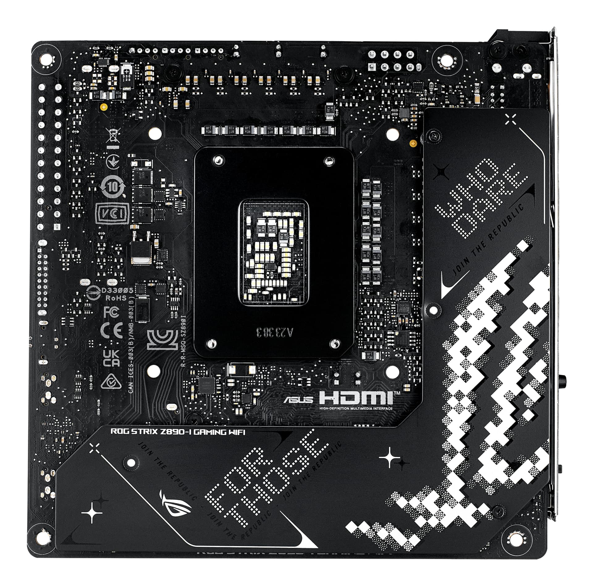 Placa de baza ASUS ROG Strix Z890-I Gaming WiFi Mainboard, Sockel LGA 1851, Intel Z890, Mini-ITX, DDR5 "90MB1IC0-M0EAY0" — miniatură
