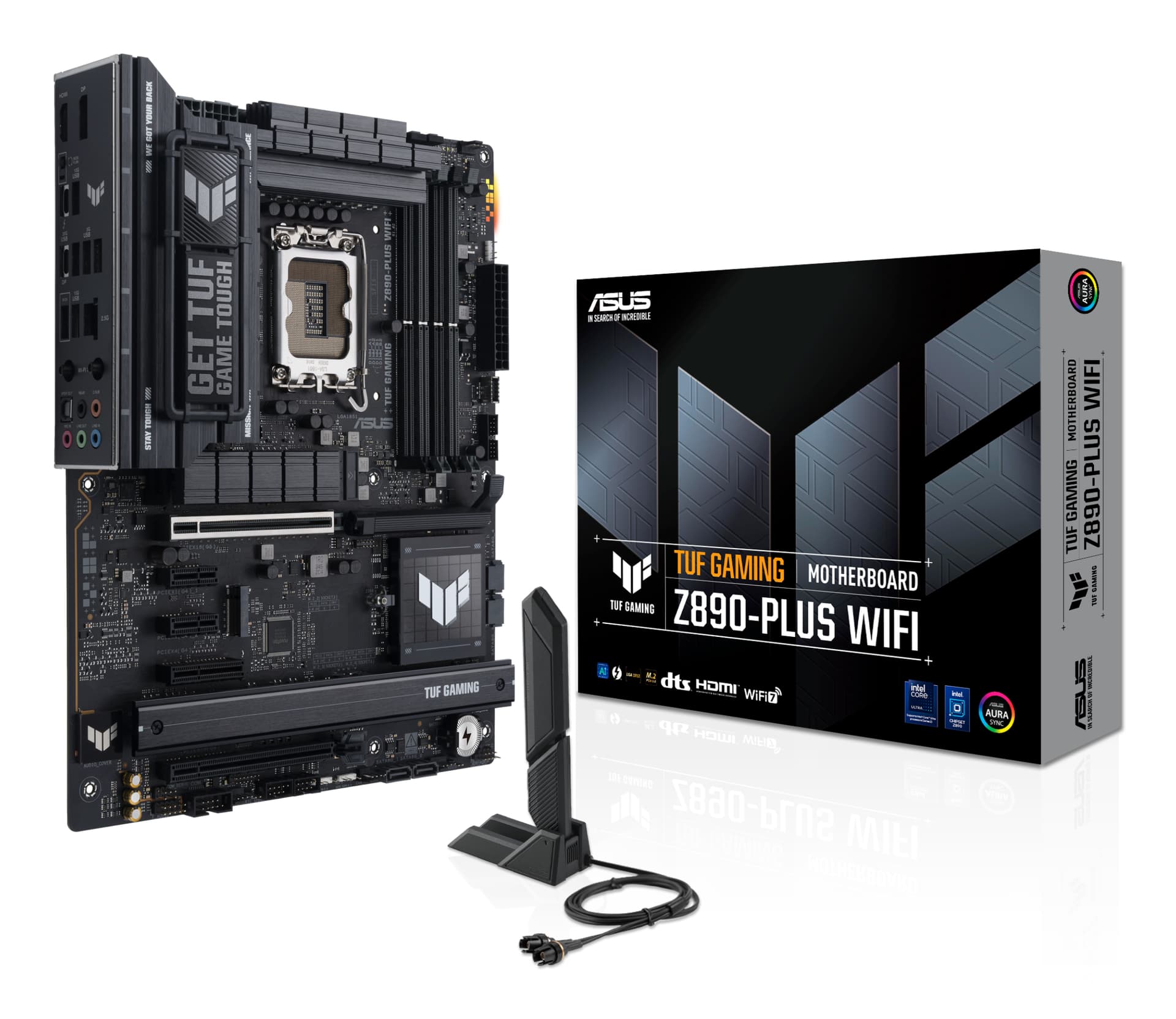 Placa de baza ASUS TUF GAMING Z890-PLUS WIFI Intel Z890 LGA 1851 (Socket V1) ATX "90MB1IQ0-M0EAY0"