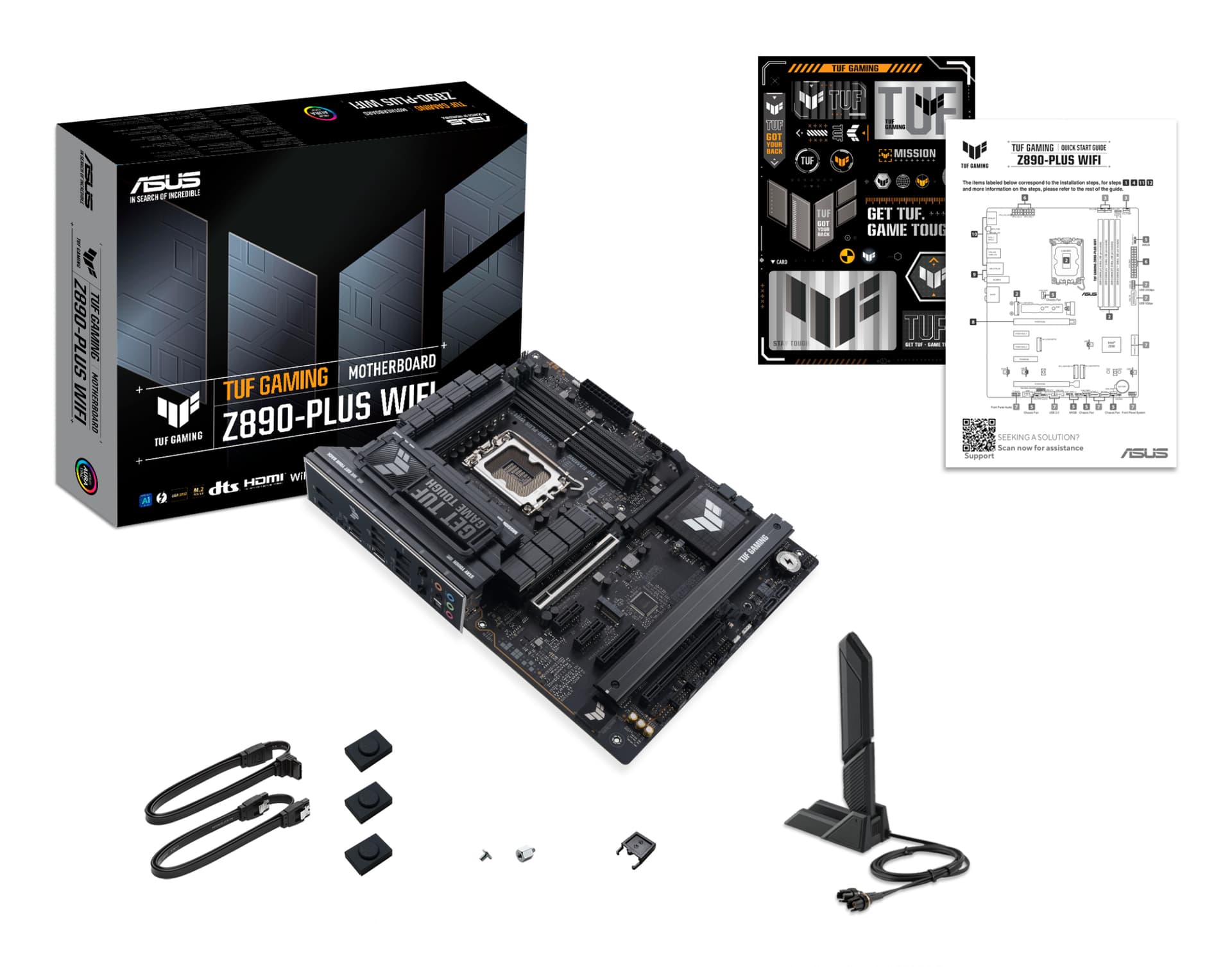 Placa de baza ASUS TUF GAMING Z890-PLUS WIFI Intel Z890 LGA 1851 (Socket V1) ATX "90MB1IQ0-M0EAY0" — miniatură