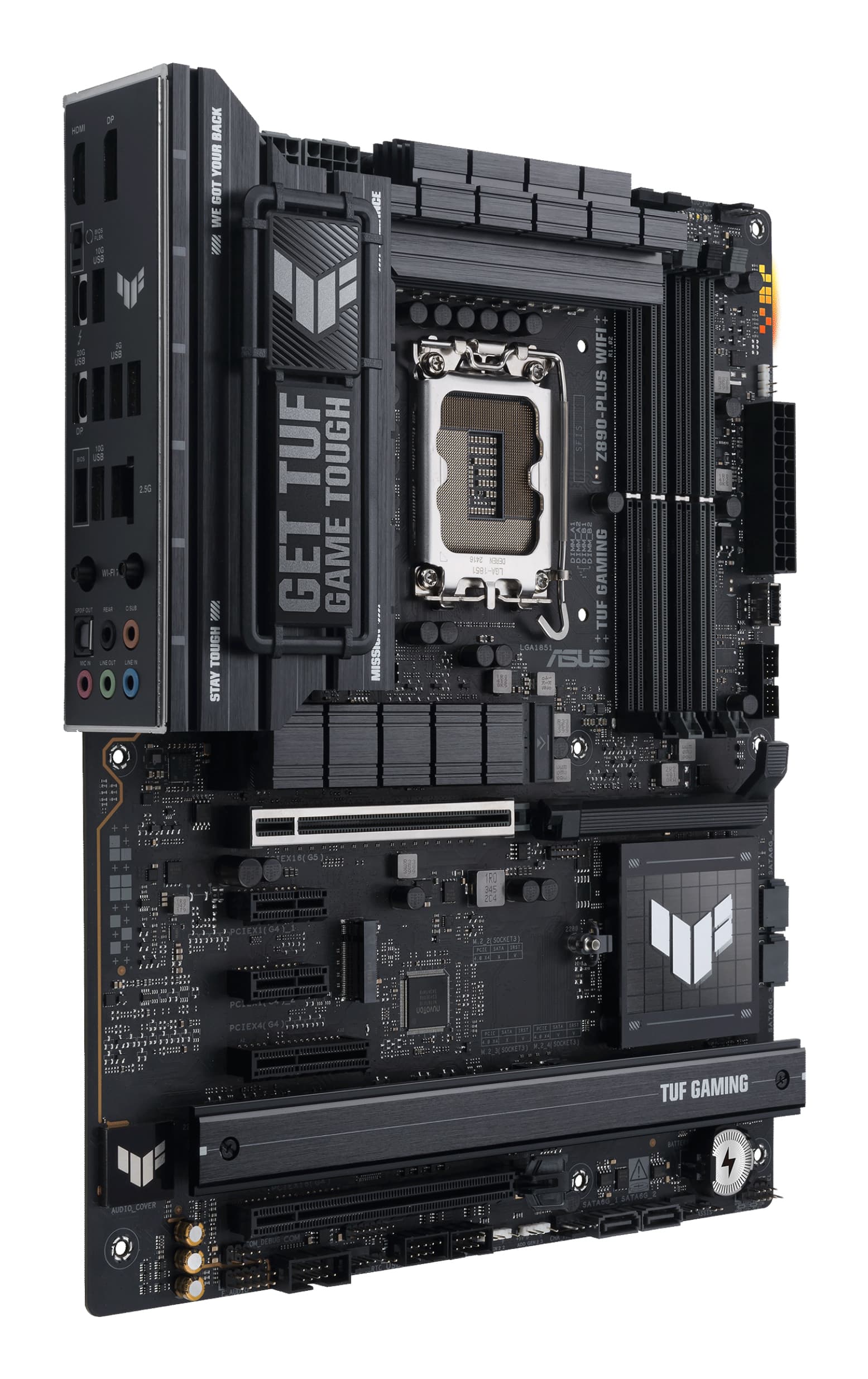 Placa de baza ASUS TUF GAMING Z890-PLUS WIFI Intel Z890 LGA 1851 (Socket V1) ATX "90MB1IQ0-M0EAY0" — miniatură