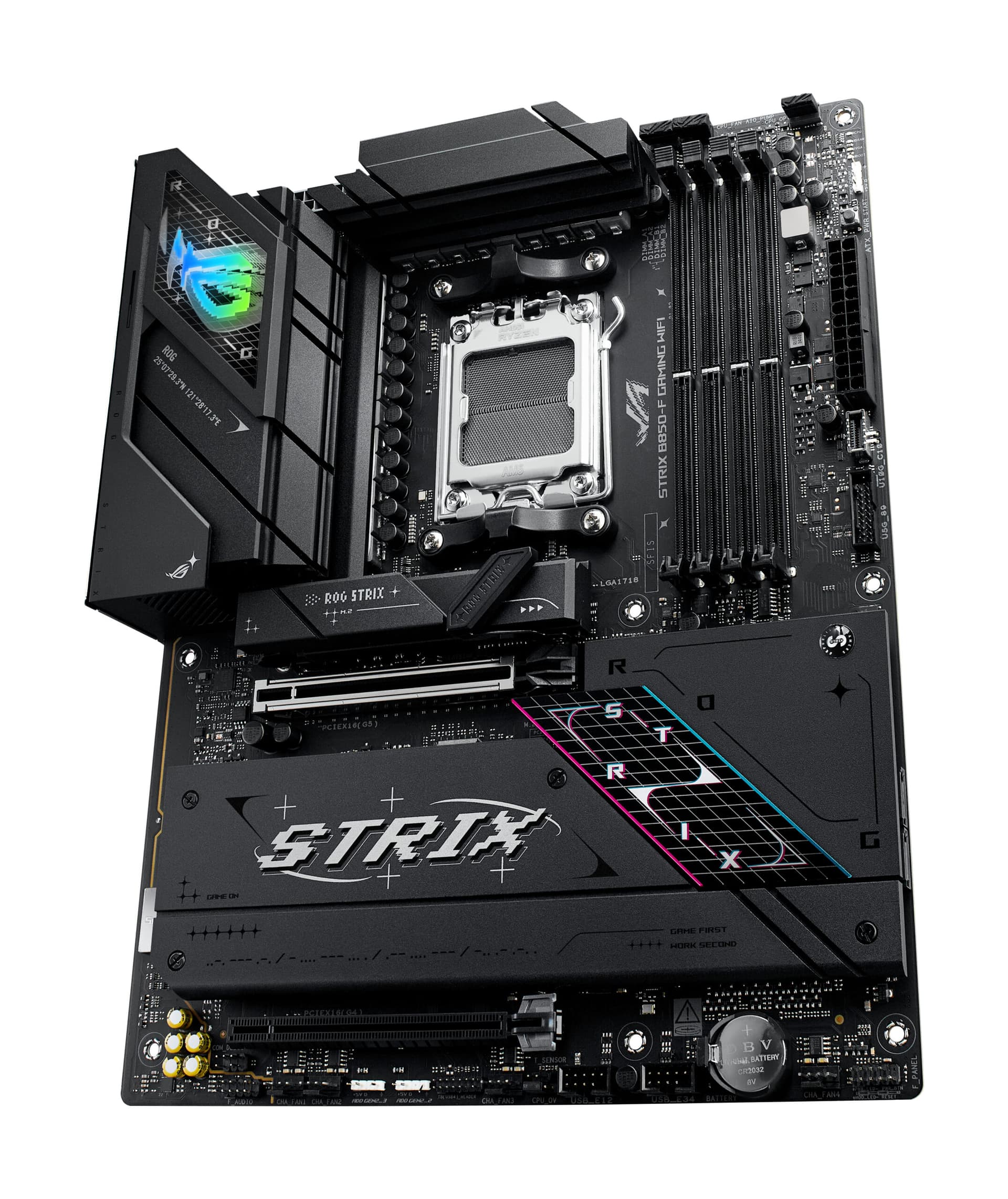 Placa de baza ASUS ROG STRIX B850-F GAMING WIFI AMD B850 Socket AM5 ATX "90MB1J70-M0EAY0" — miniatură
