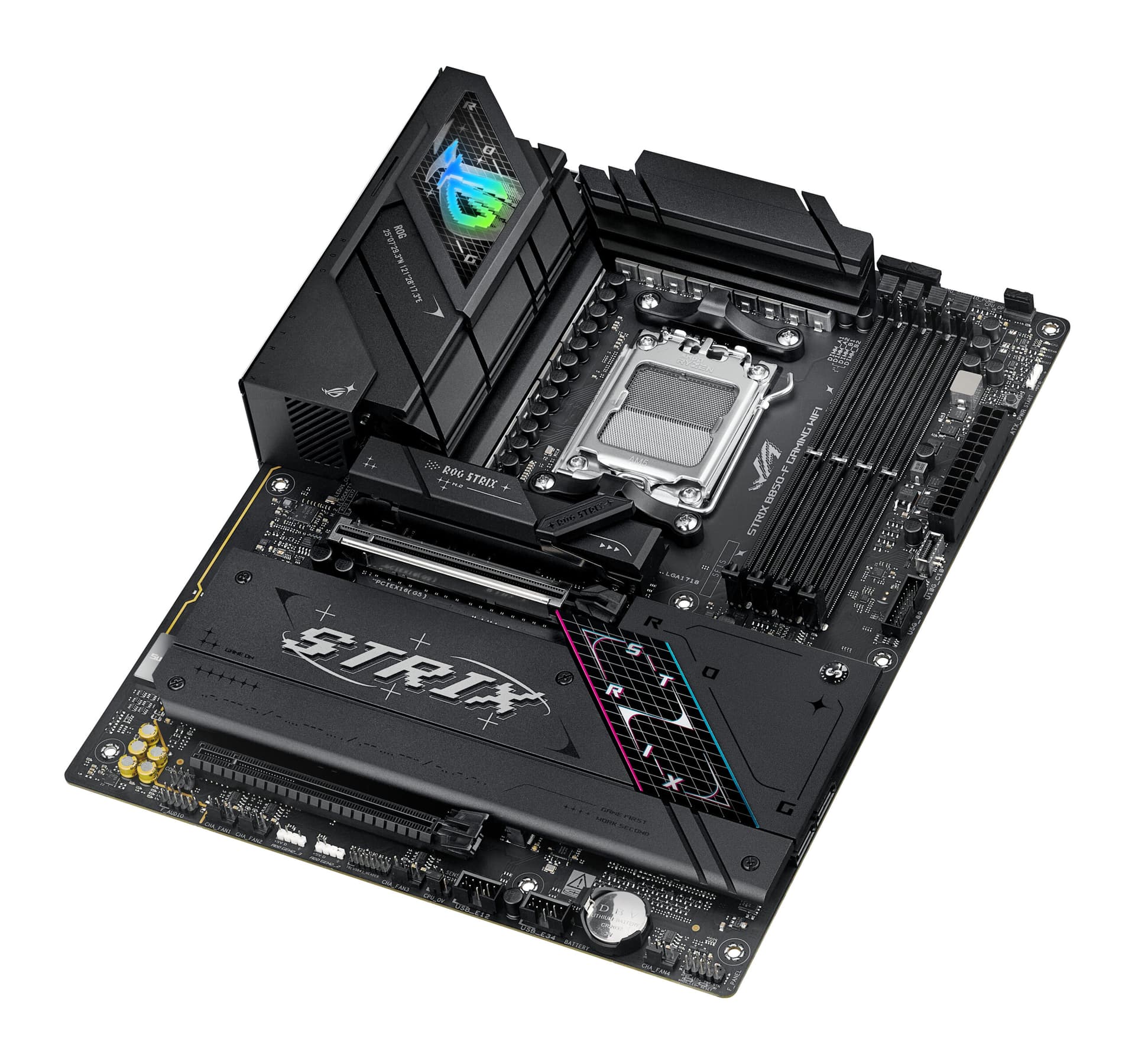 Placa de baza ASUS ROG STRIX B850-F GAMING WIFI AMD B850 Socket AM5 ATX "90MB1J70-M0EAY0" — miniatură