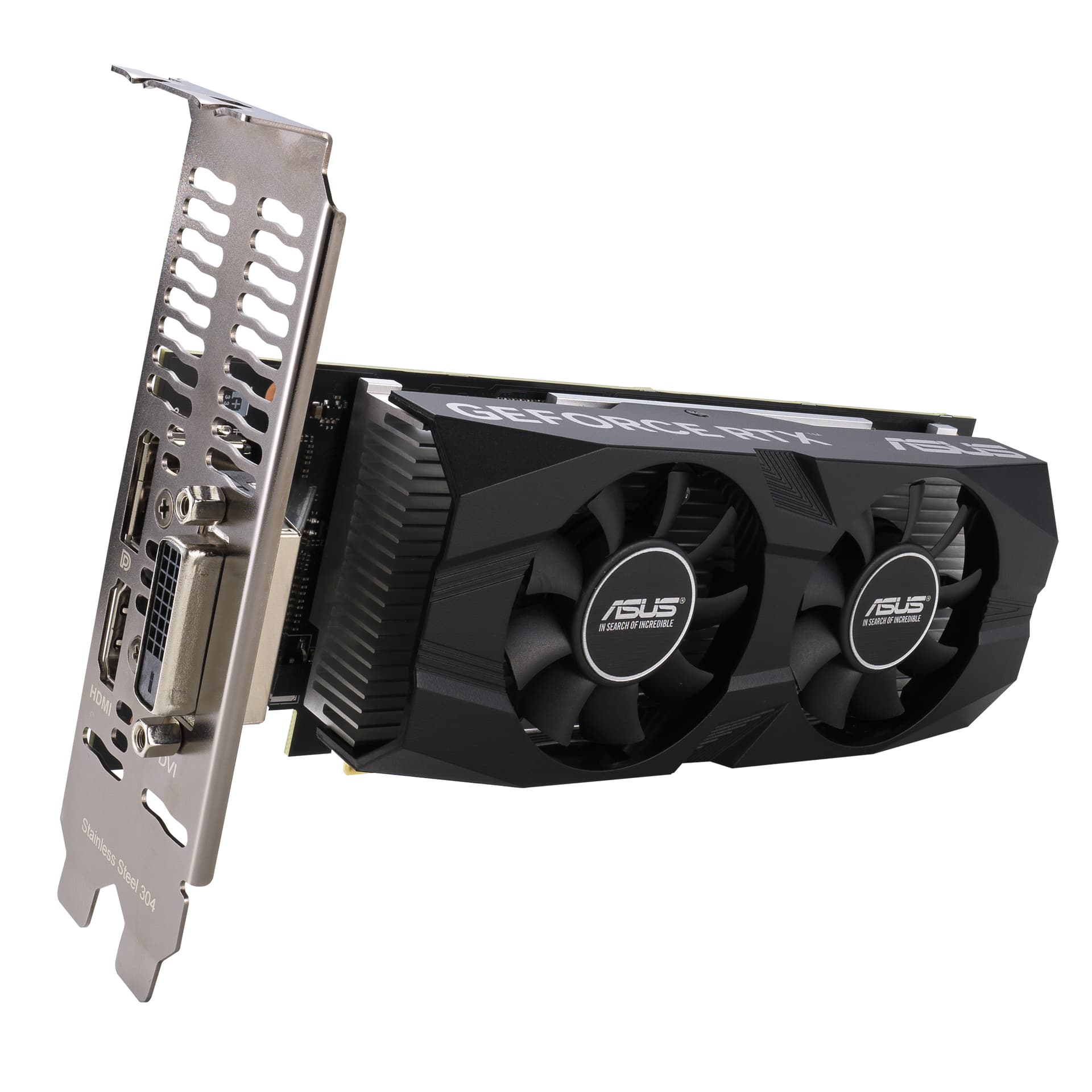 Placa video NVIDIA GeForce RTX 3050 LP BRK OC 6GB, GDDR6, 96bit "90YV0KQ0-M0NA00" — miniatură