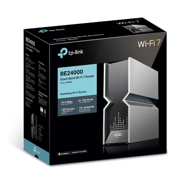 Router wireless TP-Link Archer BE900, WIFI 7, Mesh, Quad-Band — miniatură