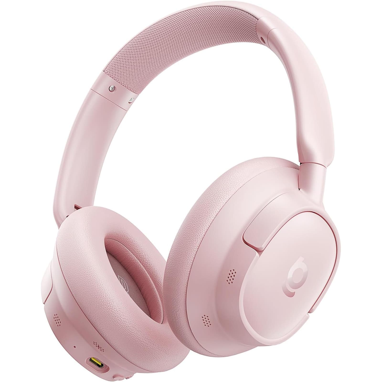 CASTI Baseus Inspire BH1, Wireless Noise Cancelling Headphones OS, pt smartphone, over-ear, sunet Hi-Res, microfon pe casca, conectare prin Bluetooth 5.0, roz "A0203704" - 6932172698584