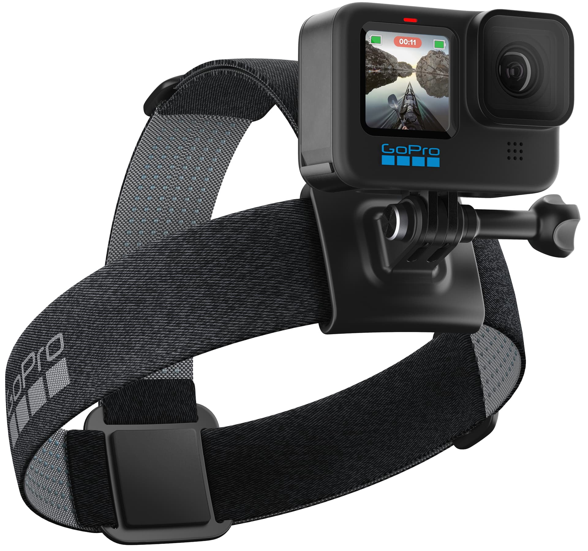 Curea GoPro pentru cap 2.0 + suport cu clema "ACHOM-002-VN"