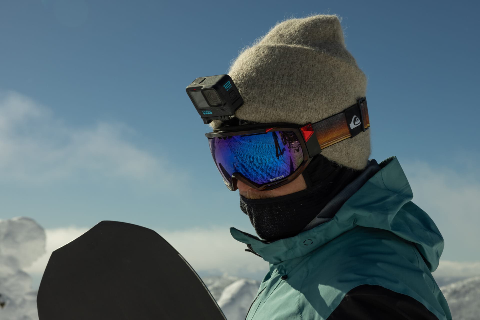 Curea GoPro pentru cap 2.0 + suport cu clema "ACHOM-002-VN" — miniatură