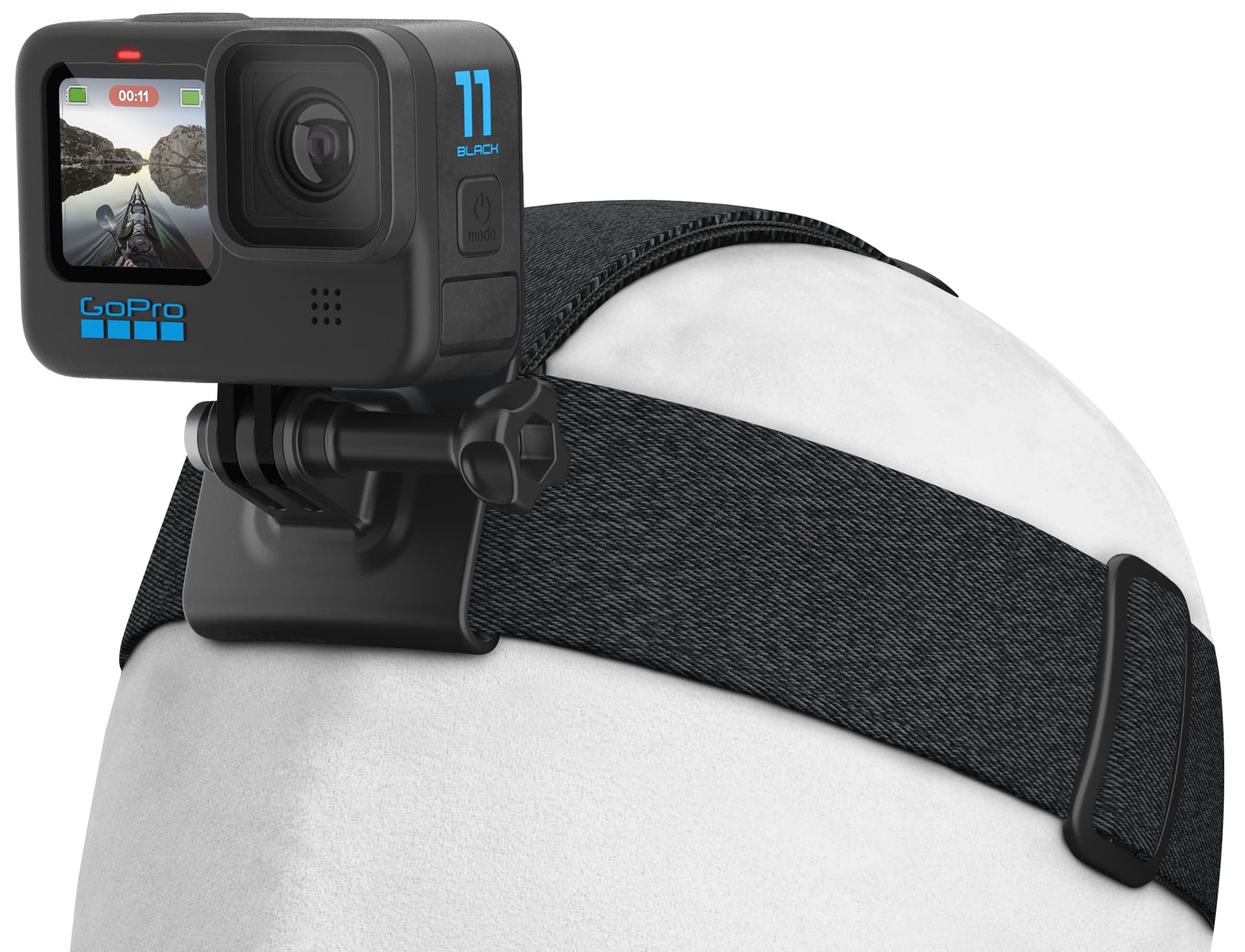 Curea GoPro pentru cap 2.0 + suport cu clema "ACHOM-002-VN" — miniatură
