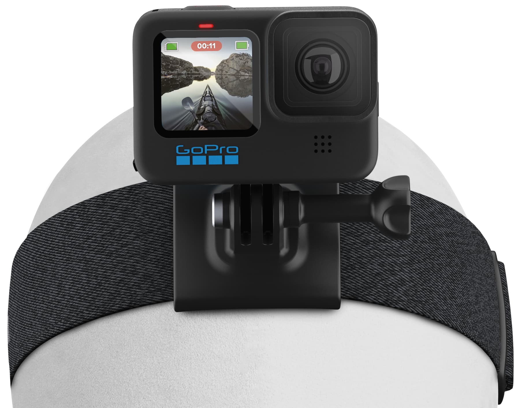 Curea GoPro pentru cap 2.0 + suport cu clema "ACHOM-002-VN" — miniatură