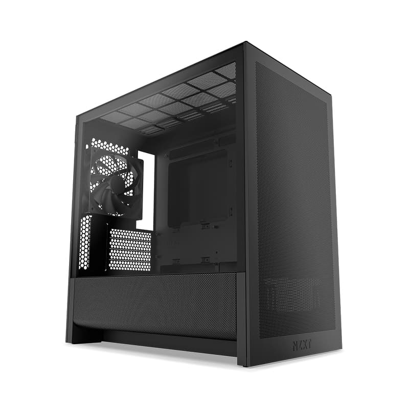 Carcasa NZXT H3 Flow (2025), micro-ATX, Mid-tower, Negru "CC-H31FB-01"