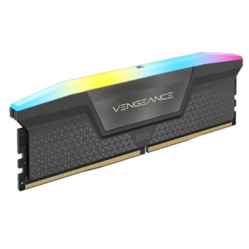 Corsair Memorie DDR5, 16GB, 6000MHz, CL36, 1.35V, Negru, Vengeance RGB, Bulk "CMH5X16G1E60Z36A2" — miniatură