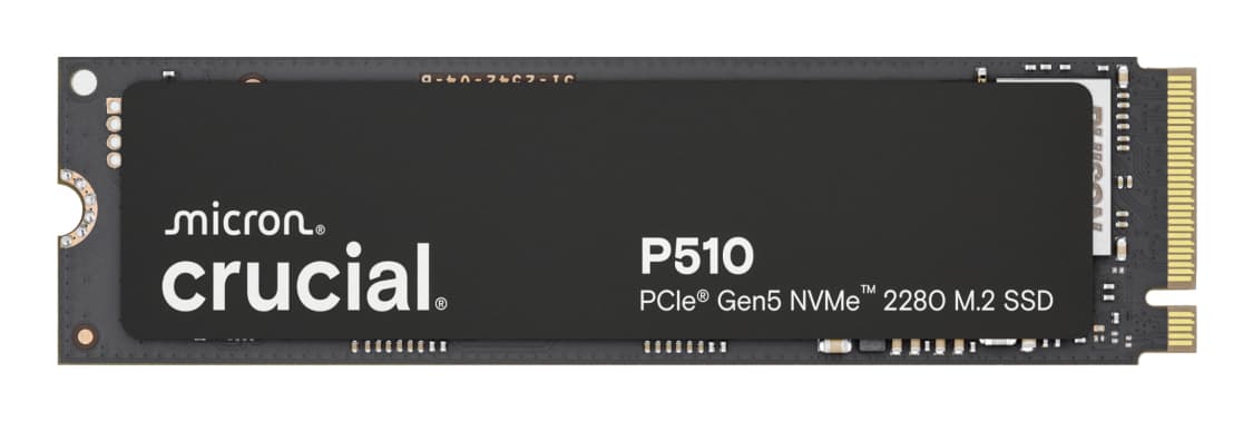 Crucial P510 1TB PCIe Gen5 NVMe 2280 M.2 SSD "CT1000P510SSD8"