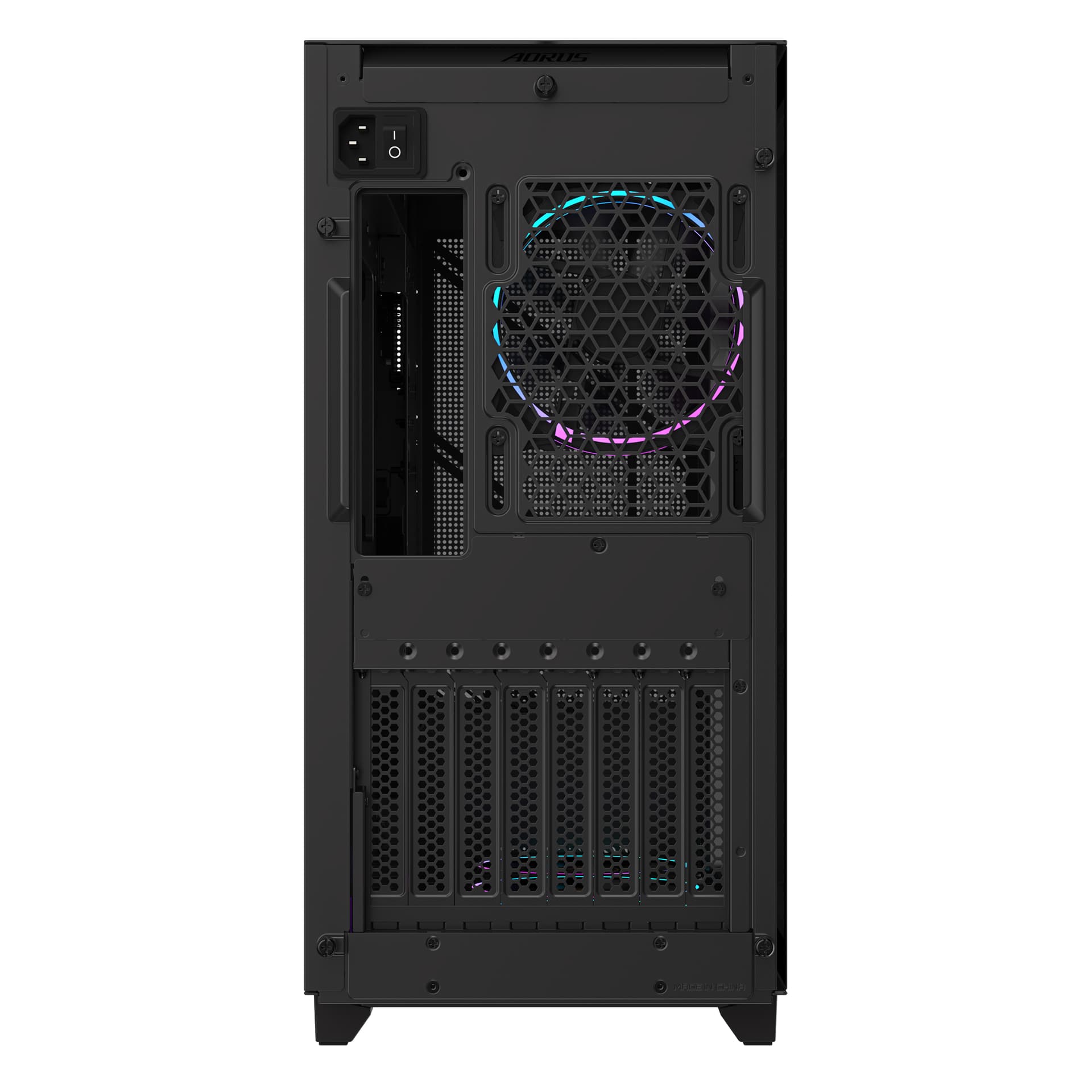 Carcasa GB-AC400G, Middle Tower, Fara sursa, Mini ITX, Micro ATX, ATX, Negru "GB-AC400G" — miniatură