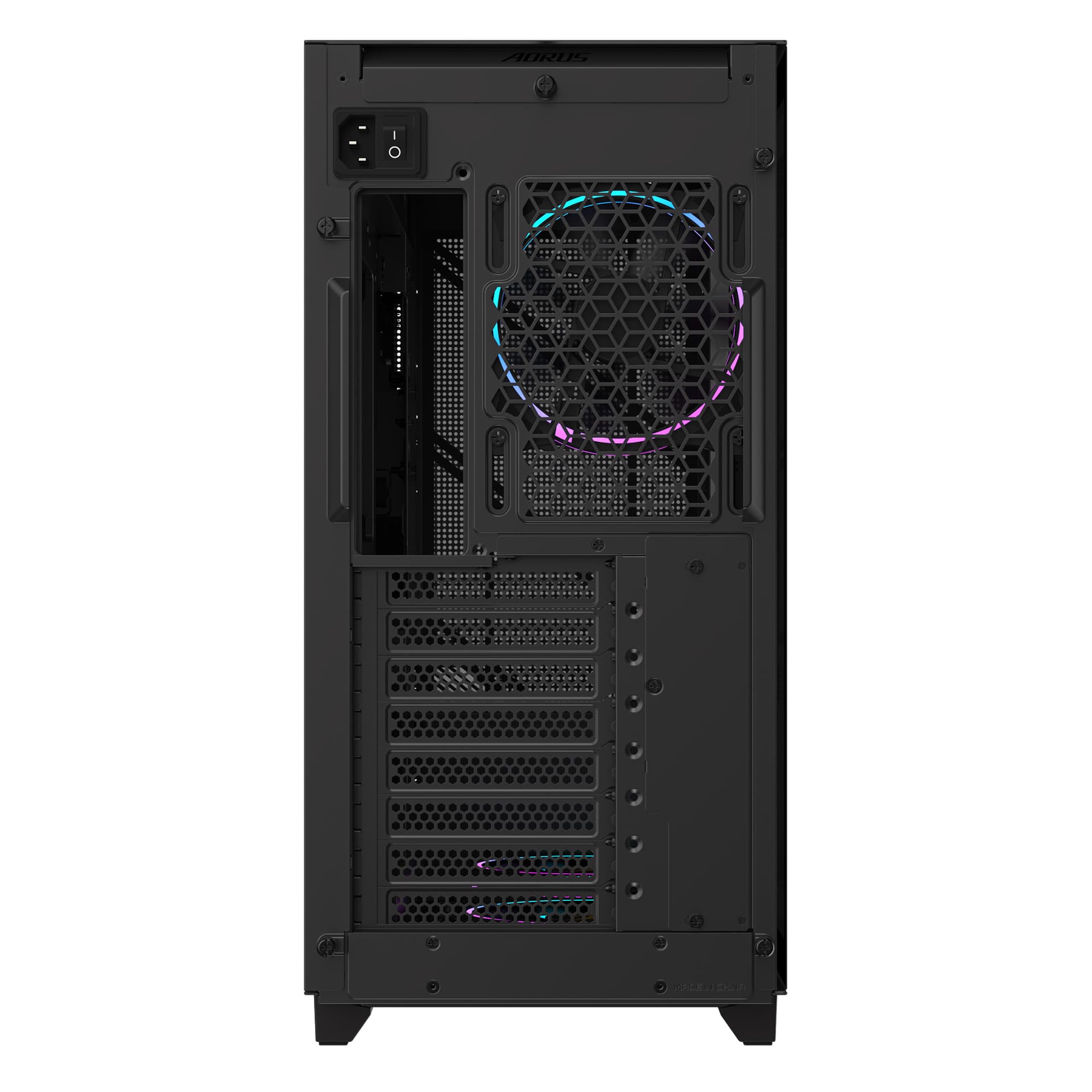 Carcasa GB-AC400G, Middle Tower, Fara sursa, Mini ITX, Micro ATX, ATX, Negru "GB-AC400G" — miniatură