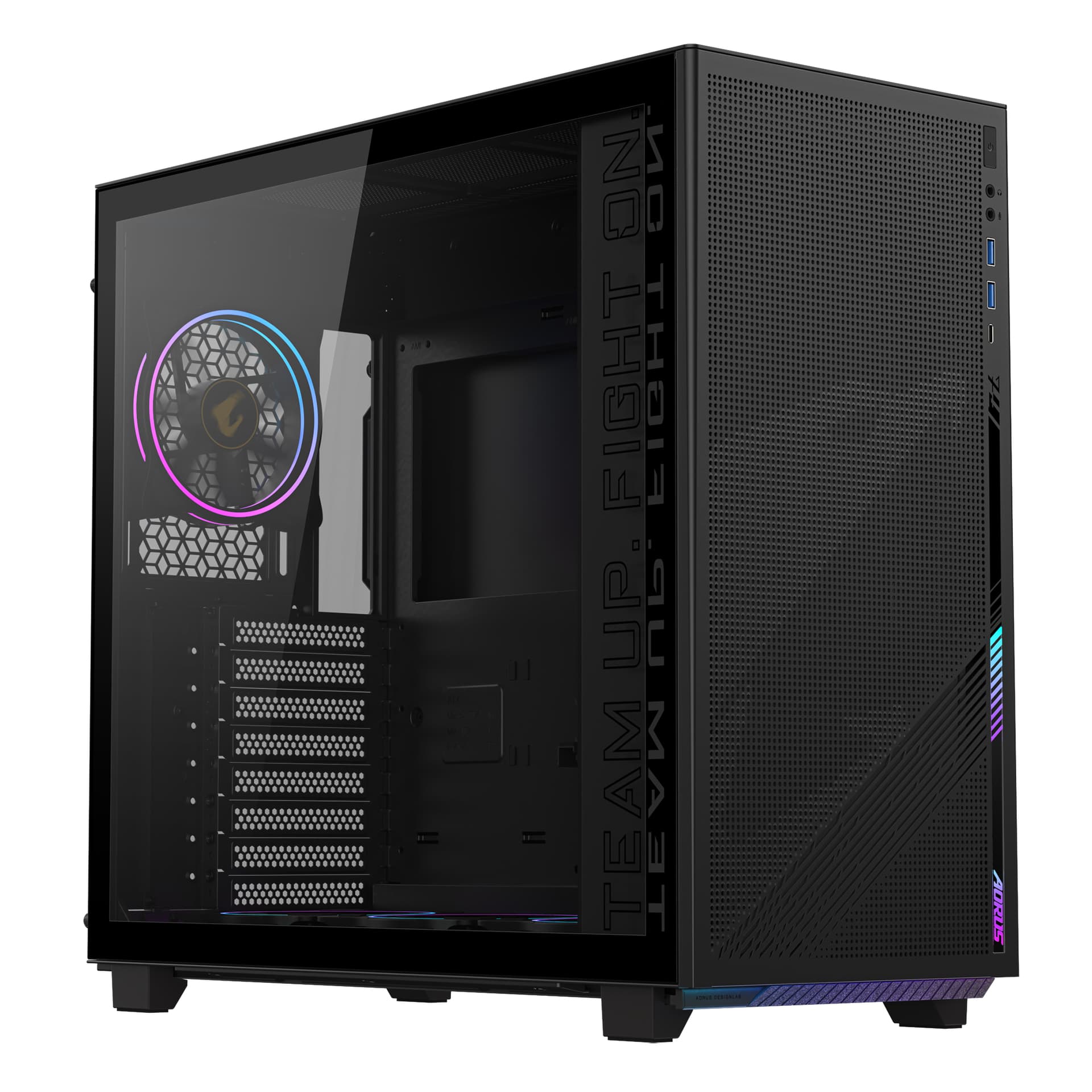 Carcasa GB-AC400G, Middle Tower, Fara sursa, Mini ITX, Micro ATX, ATX, Negru "GB-AC400G"