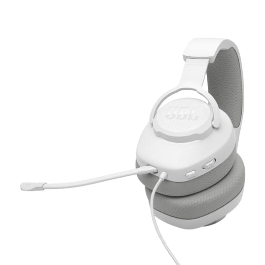 Casti Quantum 100M2 Headphone Wired Gaming Headset cu microfon Alb "JBL-QNTM100M2-WHT" — miniatură