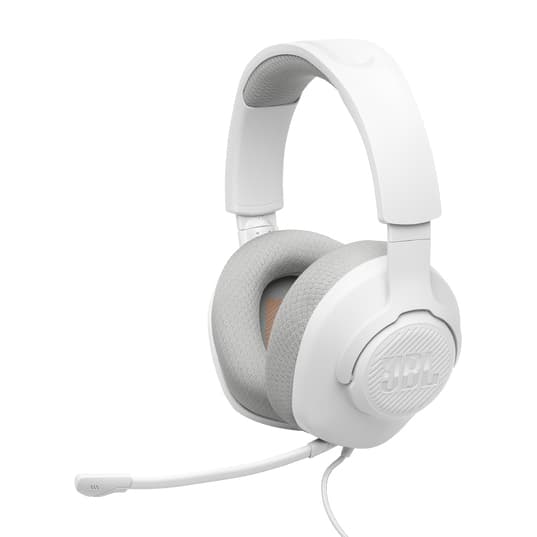 Casti Quantum 100M2 Headphone Wired Gaming Headset cu microfon Alb "JBL-QNTM100M2-WHT" — miniatură